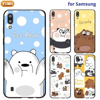 เคส SAMSUNG A24 A14 A34 A54 5G A11 M11 4G 5G A51 A30 A20 A71 A70 A70SS A70 A70S โทรศัพท์มือถือ ลายการ์ตูนหมี สําหรับ