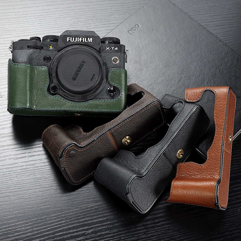Fujifilm XT4 เคสกล้องหนังครึ่งเคสสําหรับ Fujifilm X-T4 XT4