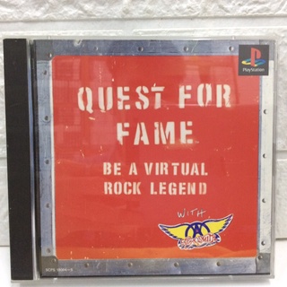 แผ่นแท้ [PS1] Quest for Fame - Be a Virtual Rock Legend (Japan) (SCPS-18004~5)