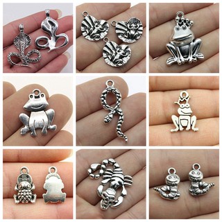 CHARMS จี้กบและงูสําหรับทําเครื่องประดับ