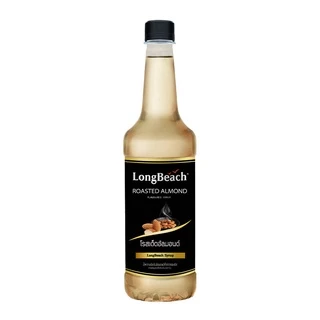 ลองบีชไซรัปอัลมอนด์คั่ว (740 ml.) LongBeach Roasted Almond Syrup น้ำเชื่อม/ น้ำหวาน/ น้ำผลไม้เข้มข้น
