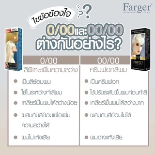 ✨สีย้อมผม ฟาร์เกอร์ Farger สีสวย ติดทนนาน ผมไม่แห้งเสีย ปิดผมขาว ฟอก สีแฟชั่น FG hce / Ultra Shine