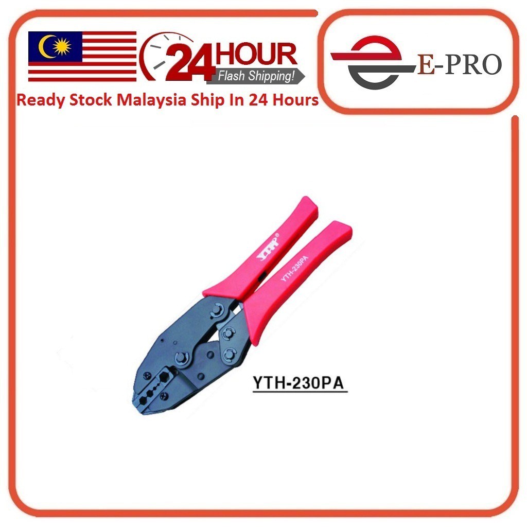 BNC CRIMPING เครื่องมือ CRIMPING คีม Terminal CRIMPING TOOL Plier YTH-230PA สําหรับ RG58/RG59/RG6 BN
