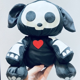 #ตุ๊กตา #สุนัข #กระโหลก #Skelanimals #Dax Dog #Plush #ขนาด9นิ้ว #ป้ายชัด #ลิขสิทธิ์แท้ เรืองแสงในที่มืด #สภาพ95%