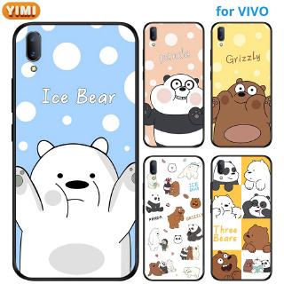 เคส VIVO Y02 Y16 Y02S Y20 Y20S Y20T Y12A Y12S Y20SG Y01 Y15A Y15S Y20I Y21S Y3S 2021 V19 V15 Y11 Y11D Y12i Y12 Y15 Y17 Y19 Y91 Y91i Y93 Y95  โทรศัพท์ ลายหมี สำหรับ