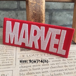 Marvel ตัวรีดติดเสื้อ อาร์มรีด อาร์มปัก ตกแต่งเสื้อผ้า หมวก กระเป๋า แจ๊คเก็ตยีนส์ Movie Embroidered Iron on Patch