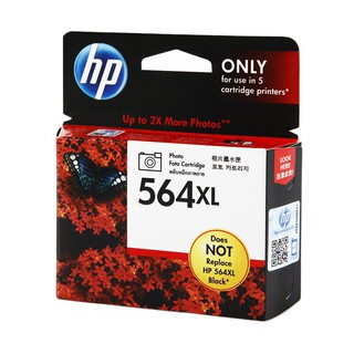 ตลับหมึกอิงค์เจ็ท สีดำ HP 564XL (CB322WA) โฟโต้/HP 564XL (CB322WA) Black Inkjet Cartridge, Photo