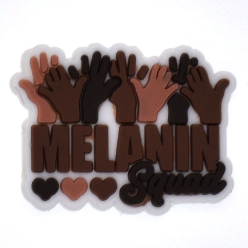 Croc Jibz MELANIN DIY จี้รูปรองเท้า
