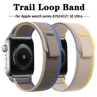 สายนาฬิกาข้อมือไนล่อน สําหรับ Apple Watch Band 45 มม. 44 มม. 49 มม. 40 มม. 41 มม. iWatch series 7 6 5 3 se Ultra 8