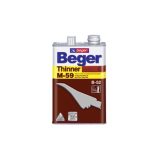 เบเยอร์ ทินเนอร์ M-59 ทินเนอร์เกรดพิเศษ 1/4GL (0.95 ลิตร) ใช้กับโพลียูรีเทน B-5000 ชนิดด้าน 2K