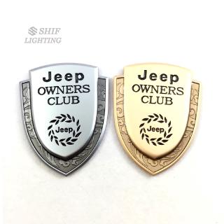 สติกเกอร์โลโก้รถยนต์สำหรับ Jeep