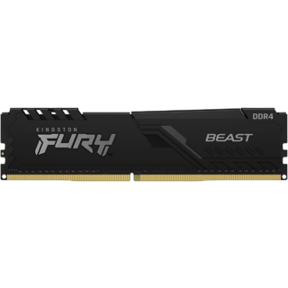 [ราคาโปรโมชั่น] Kingston 16GB 2666MHz DDR4 CL16 DIMM 1Gx8 FURY Beast Black Ram (แรมพีซี) - (KF426C16BB1/16)