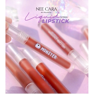 ⚡FLASH SALE⚡♡พร้อมส่ง Nee Cara Monster Liguid Lipstick N1966