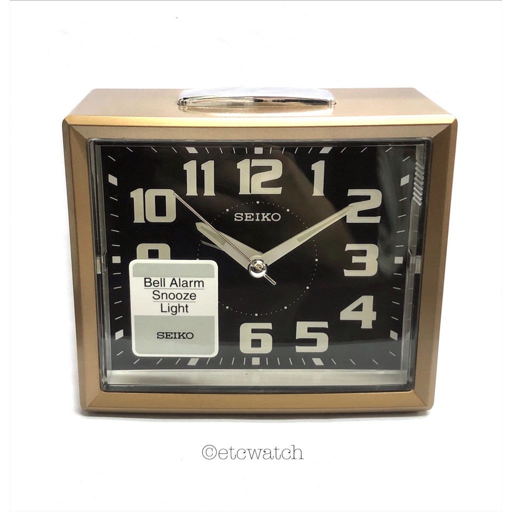 นาฬิกาปลุก Seiko QHK024 สามารถปลุกซ้ำได้ มี 4 สี