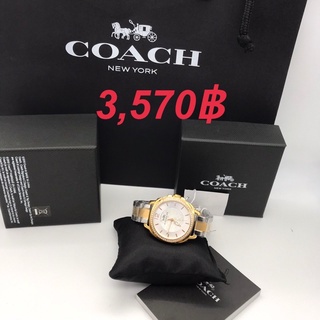 Coach มาใหม่ข้า สีเงิน ทอง และโรสโกลด์ หน้าปัด 36 มม. ตัวจริงสวยมาก นะคะ