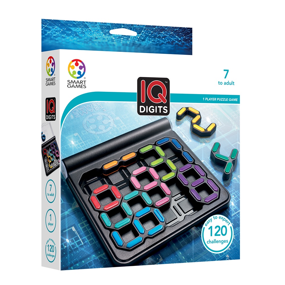 SMART GAMES, IQ Digits ของเล่นเด็ก ฝึกสมอง เสริมเชาว์ สำหรับอายุ 7 ปีขึ้นไป ลิขสิทธิ์แท้ เบลเยียม
