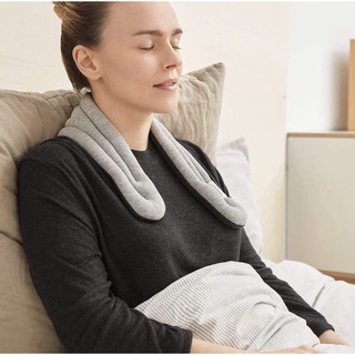 heated neck wrap natural soothing relief หมอนสุขภาพรองคอคลายปวดกล้ามเนื้อ