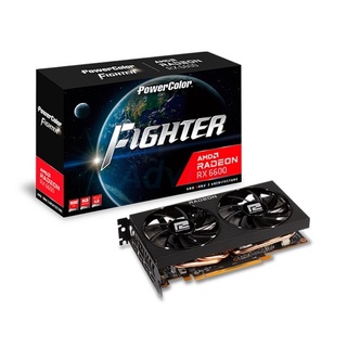 VGA POWER COLOR RADEON RX 6600 FIGHTER - 8GB GDDR6X  การ์ดจอ ประกัน 3Y