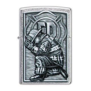 Zippo ไฟแช็กรุ่น 49785 Firefighter Design รับประกันตลอดชีวิต นำเข้าและจำหน่ายโดยตัวแทนจำหน่าย