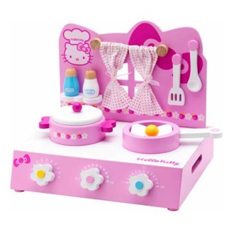 Hello Kitty Wooden Tabletop Kitchen Play Set ชุดครัวคิตตี้ไม้ (USA Imported)