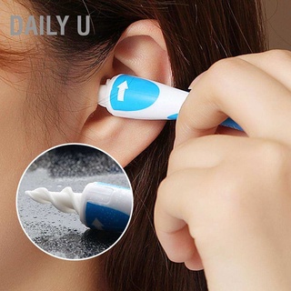 [คลังสินค้าใส]ชุดซิลิโคนแว็กซ์ทําความสะอาดหู U Spiral Ear Wax Remover เพื่อความปลอดภัย