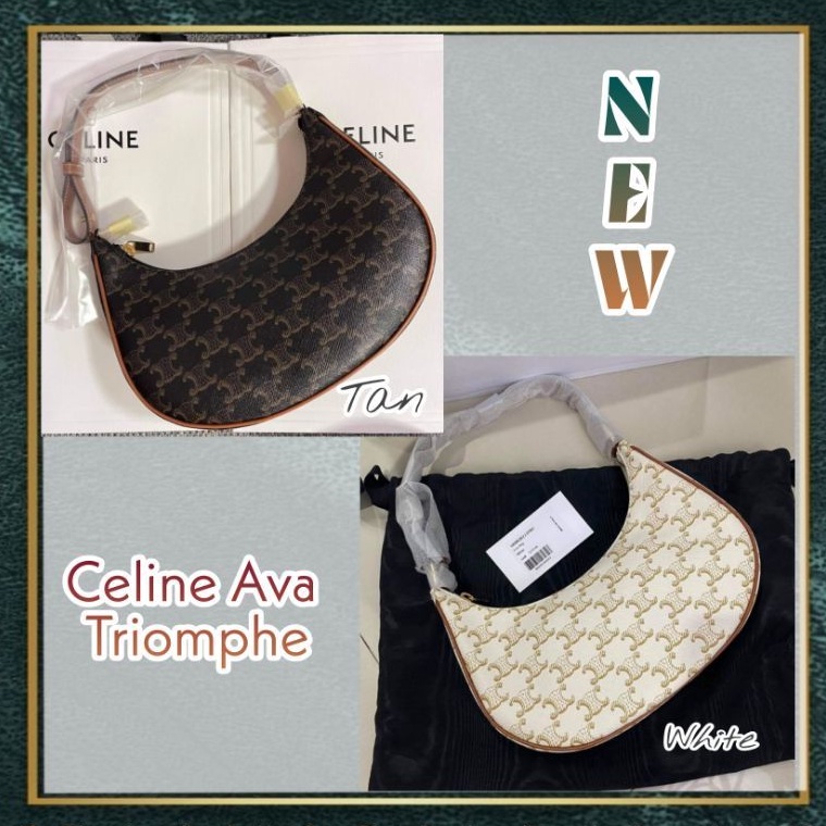 [เชคสต็อกกับร้านก่อนซื้อ]​ แท้​ 💯 New Celine Ava Bag​ อุปกรณ์ ถุงผ้า การ์ด