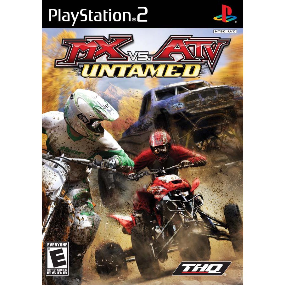 MX vs. ATV Untamed (USA) PS2 แผ่นเกมส์ps2 เกมเพล2 เกมมอเตอร์ไซต์วิบากps2 เล่นได้ 2 คน