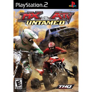 MX vs. ATV Untamed (USA) PS2 แผ่นเกมส์ps2 เกมเพล2 เกมมอเตอร์ไซต์วิบากps2 เล่นได้ 2 คน