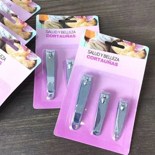 Saludy belleza Nail clipper set ชุดกรรไกรตัดเล็บ 3 ขนาด