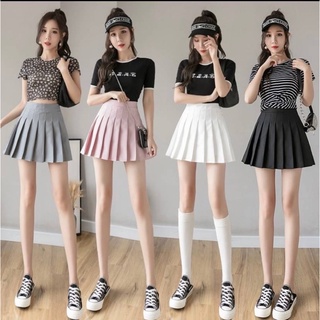 💓พร้อมส่ง💓กระโปรงจีบทวิสสวยๆๆสไตล์เกาหลี