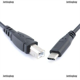 [Jettingbuy] สายเคเบิลข้อมูล USB-c Type-c Male to USB B Type Male สําหรับโทรศัพท์มือถือ