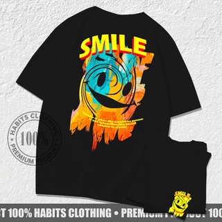 63 SUMMER SMILE / DISTRO เสื้อยืด / เสื้อยืดเท่ / POROROSHOPPE S-5XL