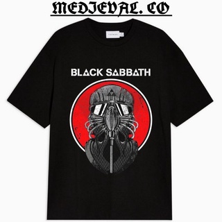 เสื้อผู้ชายเท่ - เสื้อยืดสีดํา SABBATH - เสื้อเชิ้ตวงเมทัล / เพลงร็อค / สีดําระดับพรีเมียมสําหรับผู