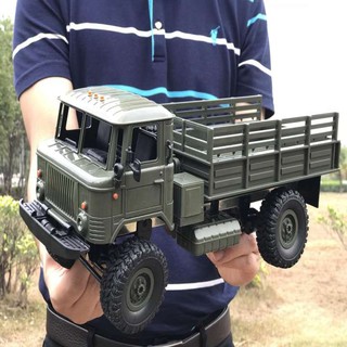 รถบังคับวิทยุ รถบรรทุกบังคับ ลุยดินลุยโคลน RC Military Truck RC Off Road Vehicle RC Crawler 1:16 2.4G