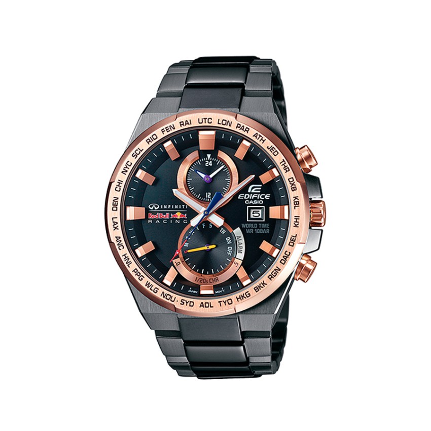 Casio Edifice Redbull Edition นาฬิกาข้อมือผู้ชาย สีดำ สายสเตนเลส รุ่น EFR-542RBM-1