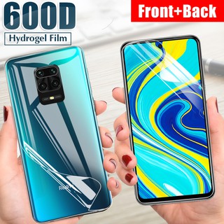 เต็มจอ ฟิล์มกันรอย ฟิล์มนุ่มก่อนและหลัง Front Back Soft Film Xiaomi Mi Redmi Note 6 7 8 9 Pro 9S 9T 10 10T PocoPhone F1 F2 X2 X3 NFC