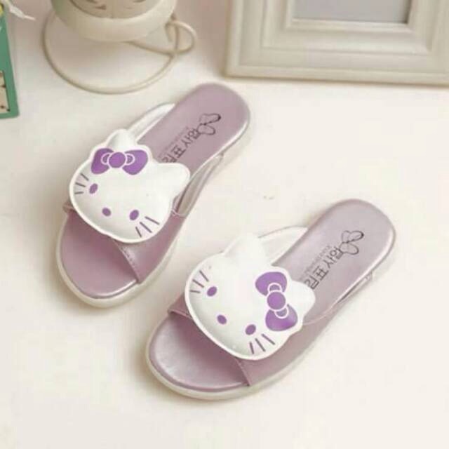 รองเท้าแตะสีม่วง UNGU HK PASTEL