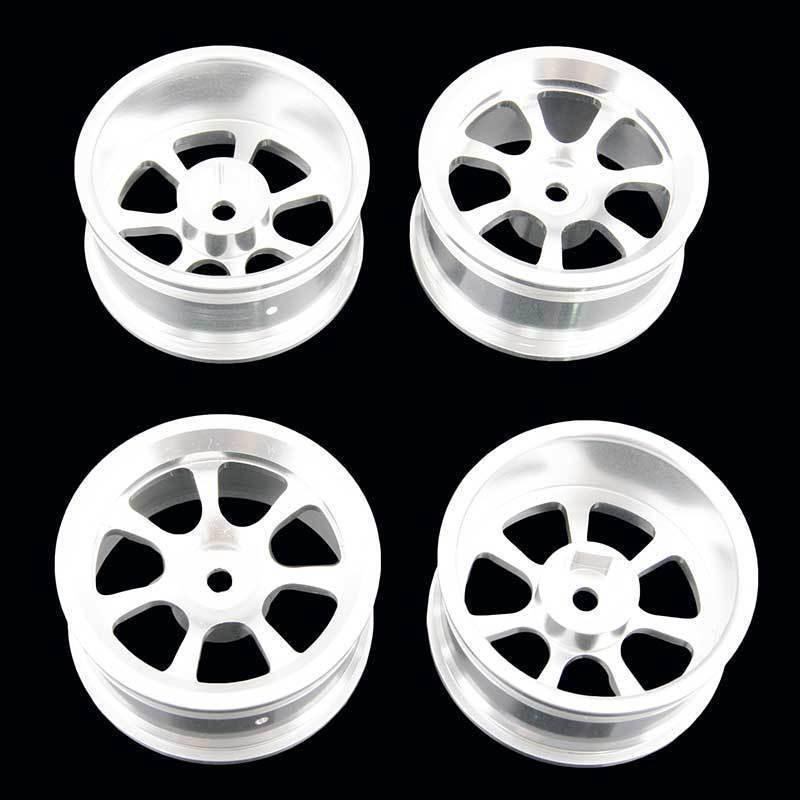 ล้อรถบังคับ อลูมิเนียม D:52 มม. W:26 มม. สําหรับ HSP HPI 1:10 On-Road Drift Car Rim 107S 4 ชิ้น