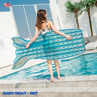 แพยางเล่นน้ำ แพยางเป่าลมลอยน้ำ แพยางสำหรับสระว่ายน้ำ Baby Boat - B07