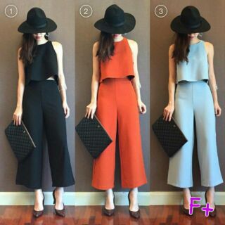 NEW!!! Zara Set เสื้อครอปแขนกุด ส่งฟรี