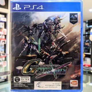 (ภาษาอังกฤษ) SD Gundam G Generation Cross Rays แผ่นเกม PS4 แผ่นPS4 (เกมหุ่นยนต์ Robot)