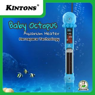 ฮีทเตอร์ตู้ปลาอัจฉริยะ BABY OCTOPUS สำหรับตู้ 24-48นิ้ว ระบบอินฟาเรด ตั้งเวลากลางวันและกลางคืน ทนทาน ประหยัดไฟใหม่ล่าสุด