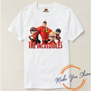 เสื้อยืดใหม่Disney The Incridibles Family T-Shirts - เสื้อยืดผู้ใหญ่ - เสื้อยืดผู้ชาย - เสื้อยืดผู้หญิง - เสื้อยืดเด็กผู