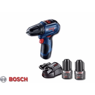 สว่านแบตเตอรี่ 12V Bosch GSR 12V-30 แท้ ครบชุด 2021