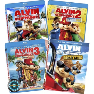 Bluray หนัง Alvin and the Chipmunks อัลวินกับสหายชิพมังค์ 4 Movie Collection