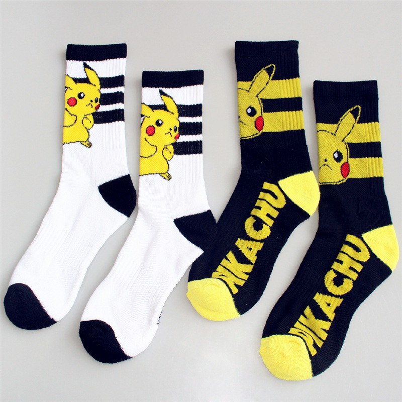 Pokemon Pikachu Socks Cartoon Ankle Sock Women Men Unisex Leisure