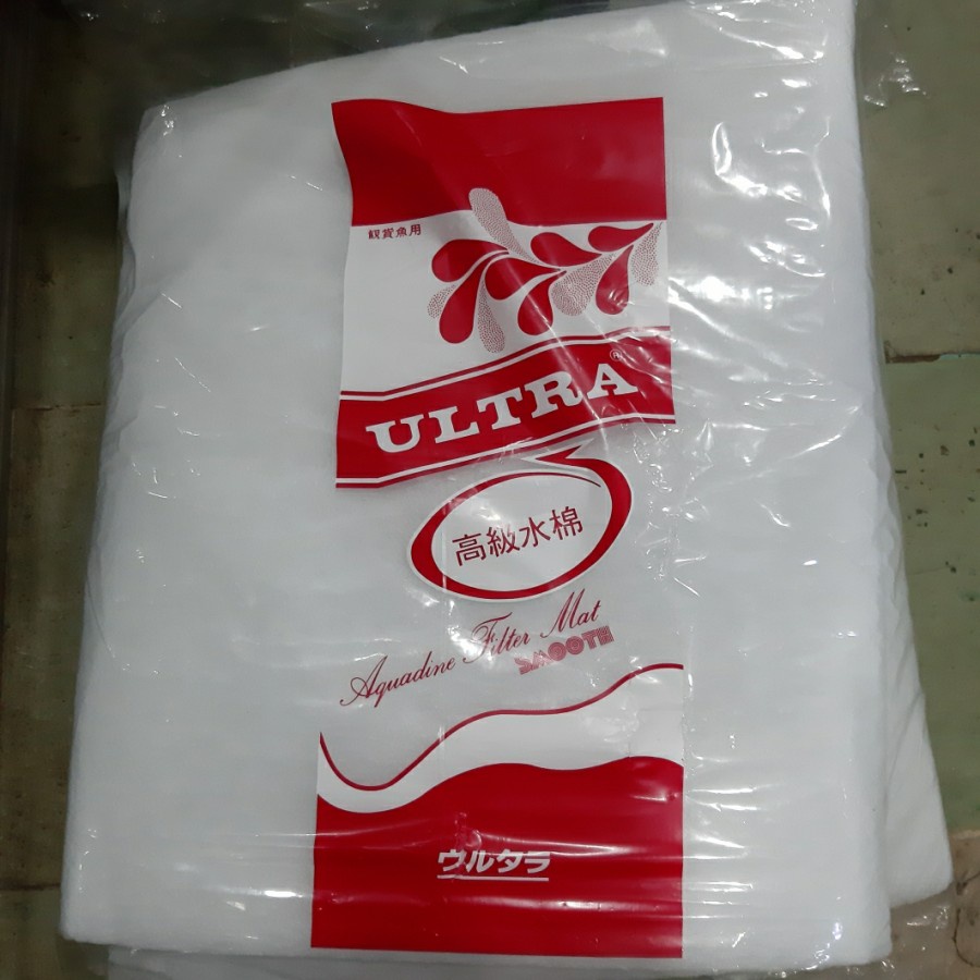 MERAH ULTRA RED COTTON 2 X 1 M FILTER MEDIA FOAM FILTER