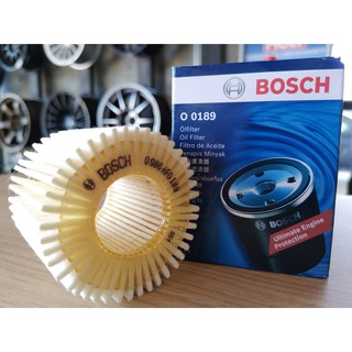 ฺBosch O0189 กรองน้ำมันเครื่อง TOYOTA  Altis MC2010+ (2.0 Dual VVTi), Altis 2013+, Prius, Yaris ATIV