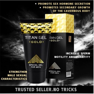 TITAN Gold 50ml. เจลนวดเพิ่มขนาดน้องชายสำหรับสุภาพบุรุษ ช่วยเพิ่มขนาด