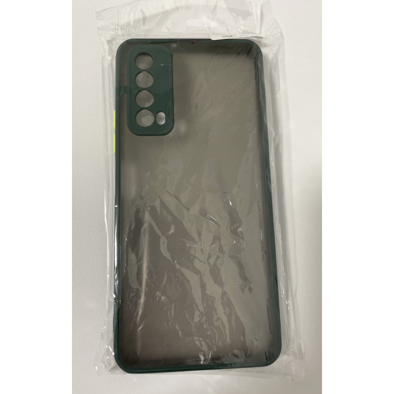 เคส Huawei Y7a (ขอบเขียวเข้ม)